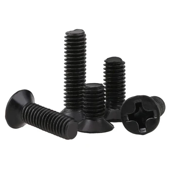 100 pcs M2 M2.5 M3 Flat head screws carbon steel screws M3*4 M3*5 M3*6 screws black Nickel plated KM screws
100 pcs M2 M2.5 M3 Flat head screws carbon steel screws M3*4 M3*5 M3*6 screws black Nickel plated KM screws