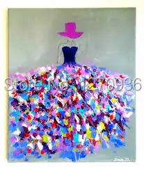 Hand Painted Modern Abstract Portrait Beautiful Sexy Girl New Style Dress Wall Artwork Knife Dancer Oil Painting on Canvas
Hand Painted Modern Abstract Portrait Beautiful Sexy Girl New Style Dress Wall Artwork Knife Dancer Oil Painting on Canvas