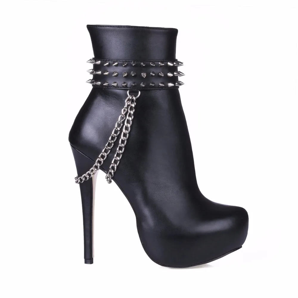 2019 Limited Botas Mujer Bota Feminina Fashion Spring Autumn Winter Chain Rivet Platform Ankle Boots Sexy Shoes For 3463bt-a
2019 Limited Botas Mujer Bota Feminina Fashion Spring Autumn Winter Chain Rivet Platform Ankle Boots Sexy Shoes For 3463bt-a