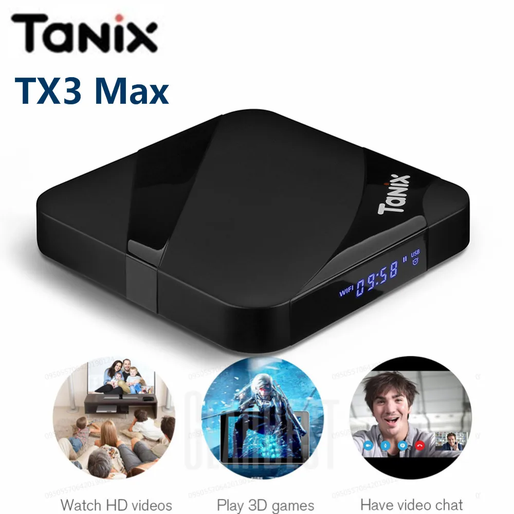Tanix TX3 Max TV Box Android 7.1 Amlogic S905W with New ALICE UX 2GB RAM 16GB ROM Set Top Box 2.4G Wifi Bluetooth Media Player
Tanix TX3 Max TV Box Android 7.1 Amlogic S905W with New ALICE UX 2GB RAM 16GB ROM Set Top Box 2.4G Wifi Bluetooth Media Player