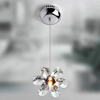 Luminaire Lustre De Cristal LED Modern Crystal Pendant Light Lamp in Crystal Floral Shape(G4 Bulb Base) Hanglamp
Luminaire Lustre De Cristal LED Modern Crystal Pendant Light Lamp in Crystal Floral Shape(G4 Bulb Base) Hanglamp