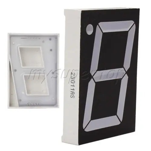 2.3 inch 7 Segment a Common Cathode Digital LED pack of 5 
2.3 inch 7 Segment a Common Cathode Digital LED pack of 5