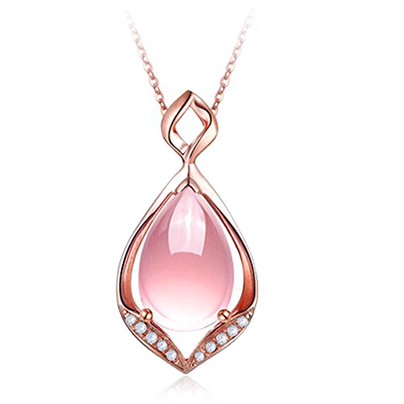 New Fashion Hibiscus Stone Necklace Women Fashionable Lady Rose Gold Color Opal Round Pendant Necklace Crown Chain Gift Charm
New Fashion Hibiscus Stone Necklace Women Fashionable Lady Rose Gold Color Opal Round Pendant Necklace Crown Chain Gift Charm