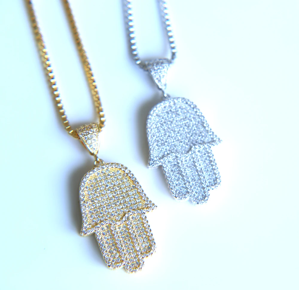 2018 mens jewelry hip hop bling 39mm sized micro pave cubic zirconia hamsa hand icedd out cool mens chain necklace
2018 mens jewelry hip hop bling 39mm sized micro pave cubic zirconia hamsa hand icedd out cool mens chain necklace