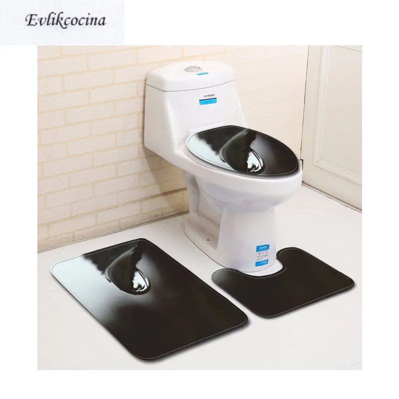 Free Shipping 3pcs Black Photo Water Drops Rug Banyo Bathroom Carpet Toilet Bath Mat Set Pad Tapis Salle De Bain Alfombra Bano
Free Shipping 3pcs Black Photo Water Drops Rug Banyo Bathroom Carpet Toilet Bath Mat Set Pad Tapis Salle De Bain Alfombra Bano