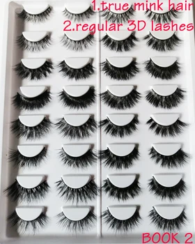 lashes book16 Pairs of mink Lashes silk lashes mixed styles Fashion Women Makeup Real Mink Hair Natural Soft False Eyelashes
lashes book16 Pairs of mink Lashes silk lashes mixed styles Fashion Women Makeup Real Mink Hair Natural Soft False Eyelashes
