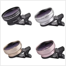 0.45X Super Wide Angle Macro Lens Mobile Phone Camera Lens 37mm Digital Definition Optical Lenses For iPhone 5S 6 7 Plus Samsung