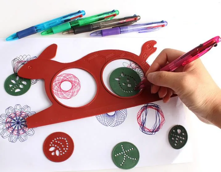 1PCS Plastic Magic Turtle Rabbit Sketchpad Drawing Board Kids Educational Toy 
