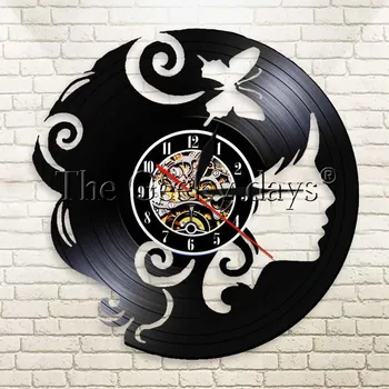 1Piece Beauty Lady Head With Butterfly Vinyl Record Wall Clock Home Decor Wall Art Vintage LP Handmade Gift For Girlfriend
1Piece Beauty Lady Head With Butterfly Vinyl Record Wall Clock Home Decor Wall Art Vintage LP Handmade Gift For Girlfriend