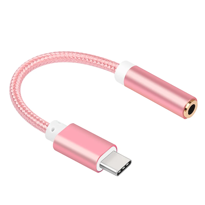USB Type C to 3.5 Jack Earphone Adapter Type-C to 3.5mm Interface Headphone AUX Audio Cable Converter for Xiaomi 6
USB Type C to 3.5 Jack Earphone Adapter Type-C to 3.5mm Interface Headphone AUX Audio Cable Converter for Xiaomi 6