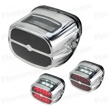 Chrome Motorcycle Brake Tail Light LED License Plate Lamp For Harley Sportster XL Dyna FXDL Cross Bones FLSTSB FXST FLST FLHTC
Chrome Motorcycle Brake Tail Light LED License Plate Lamp For Harley Sportster XL Dyna FXDL Cross Bones FLSTSB FXST FLST FLHTC