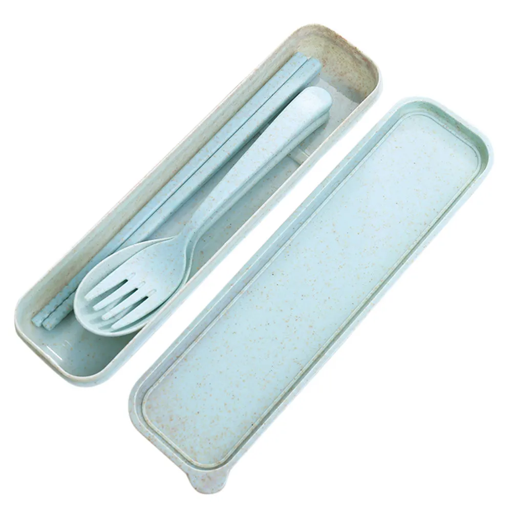 New 1Set Reusable Spoon Fork Travel Chopsticks Wheat Straw Tableware Cutlery Tableware chopsticks fork spoon three piece suit#30
New 1Set Reusable Spoon Fork Travel Chopsticks Wheat Straw Tableware Cutlery Tableware chopsticks fork spoon three piece suit#30