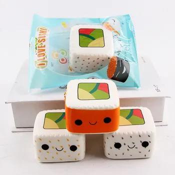 Sushi Scented Squeeze Pendant Toys Slow Rising Cute Funny Gadgets Toy Relieve Stress Kids Cure Gift Keychain Bag Accessories
Sushi Scented Squeeze Pendant Toys Slow Rising Cute Funny Gadgets Toy Relieve Stress Kids Cure Gift Keychain Bag Accessories