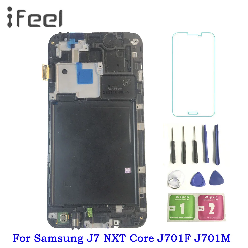 LCD For Samsung Galaxy J7 NXT Core J701F J701M J701F/DS J701 J701H LCD Display Touch Screen Digitizer with Frame + Tools
LCD For Samsung Galaxy J7 NXT Core J701F J701M J701F/DS J701 J701H LCD Display Touch Screen Digitizer with Frame + Tools