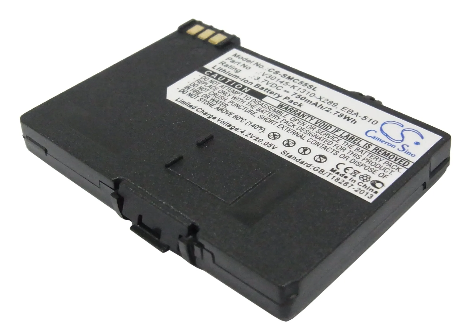 Upgrade! Cameron Sino Battery For Siemens EBA-510 Mobile, SmartPhone Battery Li-ion
Upgrade! Cameron Sino Battery For Siemens EBA-510 Mobile, SmartPhone Battery Li-ion