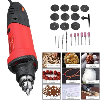 450W 220V 50/60Hz Electric Die Straight Grinder 6000-30000r/min Grinding Polishing Variable Speed Rotary Tool 270x61x61mm
450W 220V 50/60Hz Electric Die Straight Grinder 6000-30000r/min Grinding Polishing Variable Speed Rotary Tool 270x61x61mm