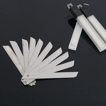 10Pcs/set Stainless Steel Replace Utility Knife Blades Snap Off Letter Cutter Opener Plastic
10Pcs/set Stainless Steel Replace Utility Knife Blades Snap Off Letter Cutter Opener Plastic