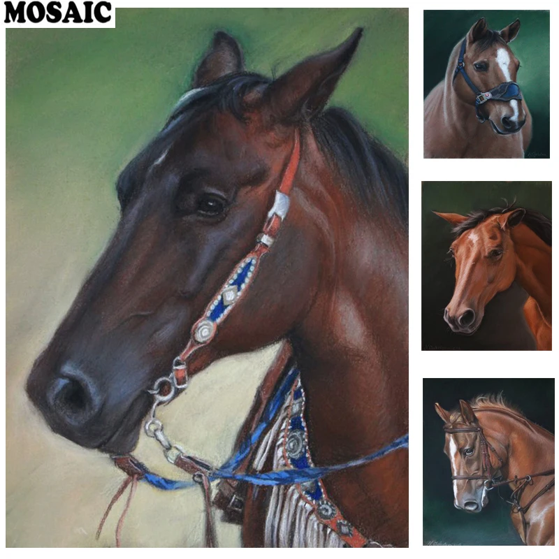 Full diamond painting 5D DIY Cross Stitch Animal horse Pictures square Rhinestones Diamond Embroidery Decor
Full diamond painting 5D DIY Cross Stitch Animal horse Pictures square Rhinestones Diamond Embroidery Decor