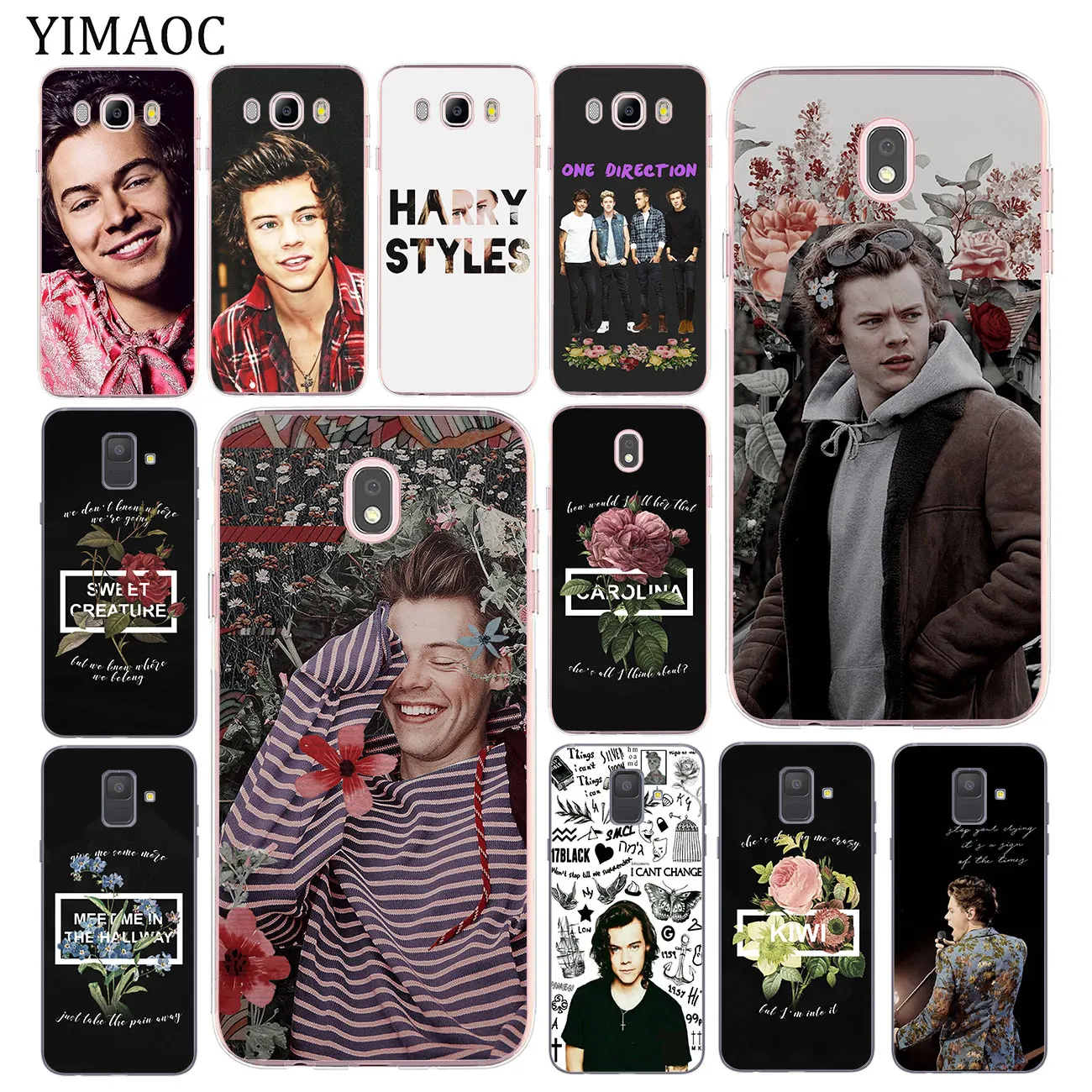 Мягкий чехол Harry Styles One Direction 1D для Samsung Galaxy J8 J3 J4 J5 J6 J7 Duo 2017 A2 Core A5 2016 A9 A8 A7 A6 Plus