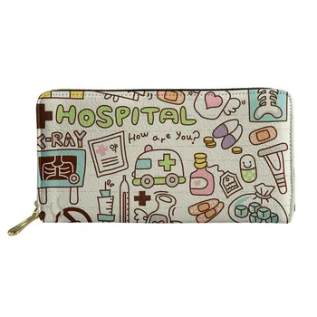 ThiKin Wallets Women's Cute Cartoon Nurse Printing Purse Fashion Ladies Girls Long Style Multi-functional Card Holder Cases
ThiKin Wallets Women's Cute Cartoon Nurse Printing Purse Fashion Ladies Girls Long Style Multi-functional Card Holder Cases