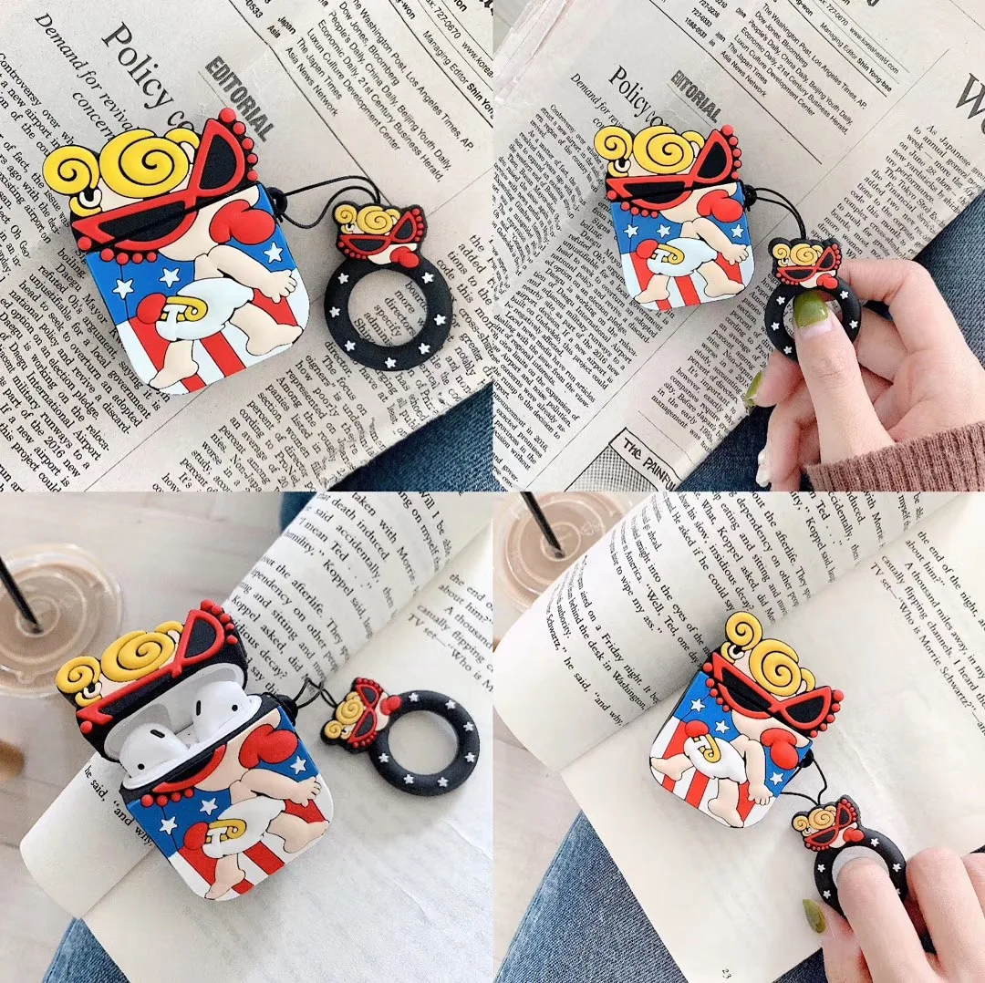 Cartoon Protective Case For AirPods 2 cute Cover Silicone Bluetooth Earphone Case For Airpods unique design Pacifier baby
Cartoon Protective Case For AirPods 2 cute Cover Silicone Bluetooth Earphone Case For Airpods unique design Pacifier baby