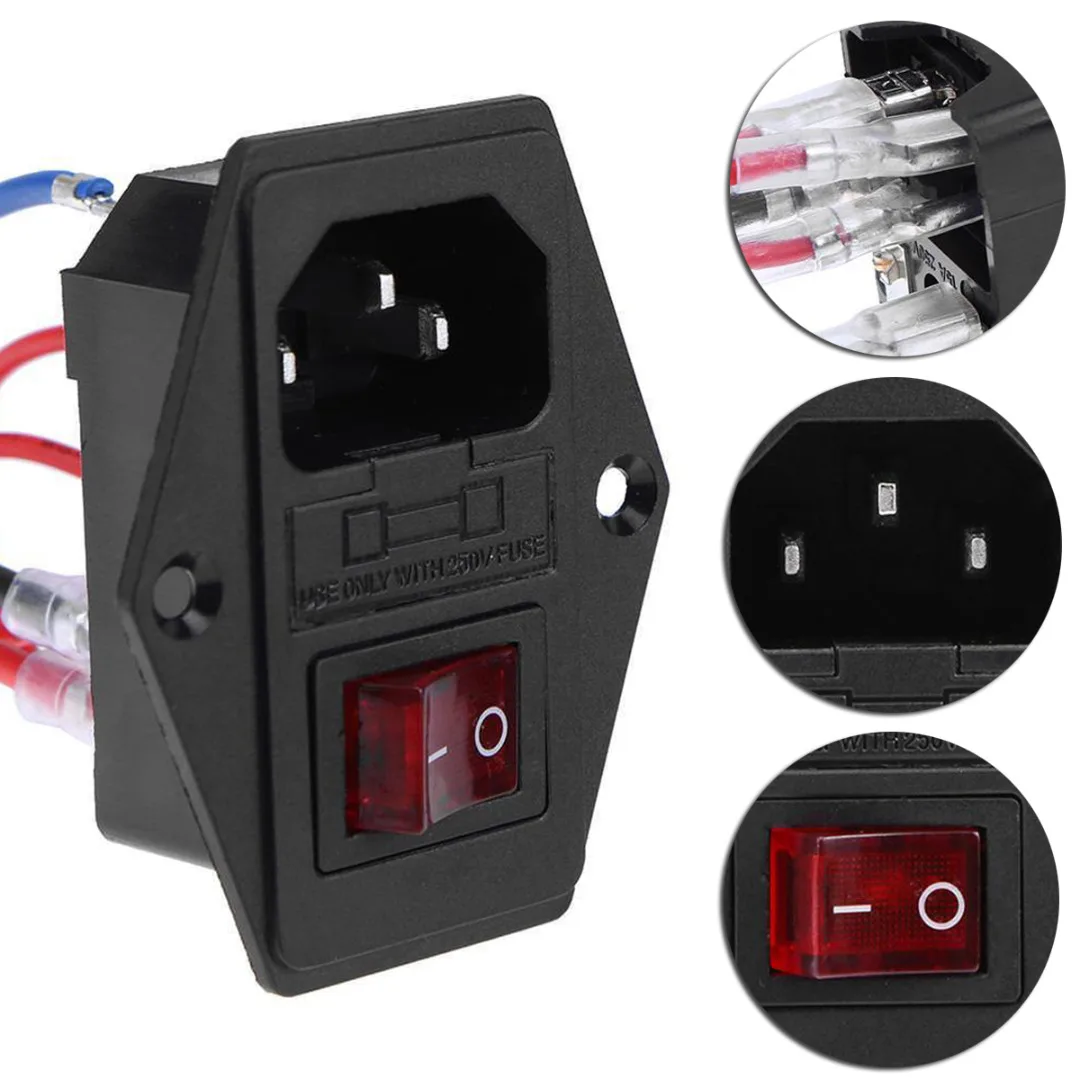 Mayitr 1pc 220V/110V Power Triple Outlet Socket 10A Universal Plastic Power Supply Switch with Fuse for 3D Printer
Mayitr 1pc 220V/110V Power Triple Outlet Socket 10A Universal Plastic Power Supply Switch with Fuse for 3D Printer