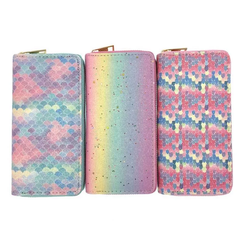 KANDRA 2019 Fashion Women Glitter Mermaid Wallet Long Personalized Clutch Purse Pattern Print Brand Design Passport Wallet Lady
KANDRA 2019 Fashion Women Glitter Mermaid Wallet Long Personalized Clutch Purse Pattern Print Brand Design Passport Wallet Lady