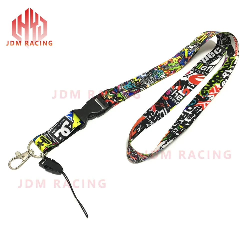 Hot 20-1/2" Length graffiti STICKERBOMB Lanyard for keys Racing Cell Holders Keychain Carabiner DOUBLE SIDED PRINTS
Hot 20-1/2" Length graffiti STICKERBOMB Lanyard for keys Racing Cell Holders Keychain Carabiner DOUBLE SIDED PRINTS