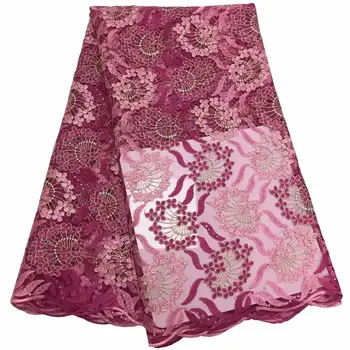 Latest African French Beaded Lace Fabric 2019 High Quality Lace Pink Lace Fabric Nigerian Tulle Mesh Lace Fabrics for Wedding
Latest African French Beaded Lace Fabric 2019 High Quality Lace Pink Lace Fabric Nigerian Tulle Mesh Lace Fabrics for Wedding