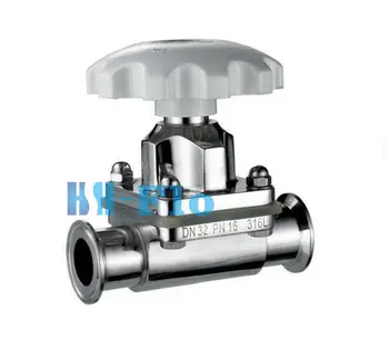 

1-1/4" 316L Stainless Steel Sanitary Tri Clamp Diaphragm Valve Brew beer Dairy Product