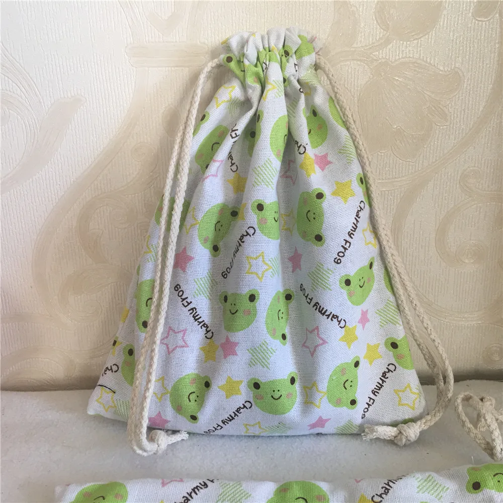 YILE 1pc Handmade Cotton Linen Drawstring Multi-purpose Pouch Gift Party Bag Charming Frog Green 8201b
YILE 1pc Handmade Cotton Linen Drawstring Multi-purpose Pouch Gift Party Bag Charming Frog Green 8201b