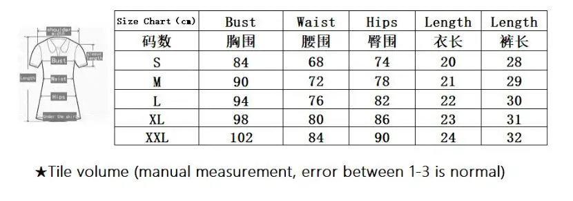 CO2019004 tassel set size chart