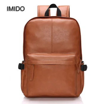 IMIDO New Vintage Backpack pu Leather Leisure Travel School Bag Laptop Backpacks Men Backbag Brown Black Blue Mochilas SLD024
IMIDO New Vintage Backpack pu Leather Leisure Travel School Bag Laptop Backpacks Men Backbag Brown Black Blue Mochilas SLD024