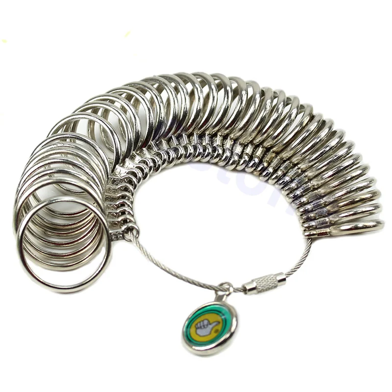 Standard Jewelry Tool Silver Ring Size 33 Different Sizes Metal Ring Measuring Tool Finger Ring Sizer Measure Gauge Tool
Standard Jewelry Tool Silver Ring Size 33 Different Sizes Metal Ring Measuring Tool Finger Ring Sizer Measure Gauge Tool