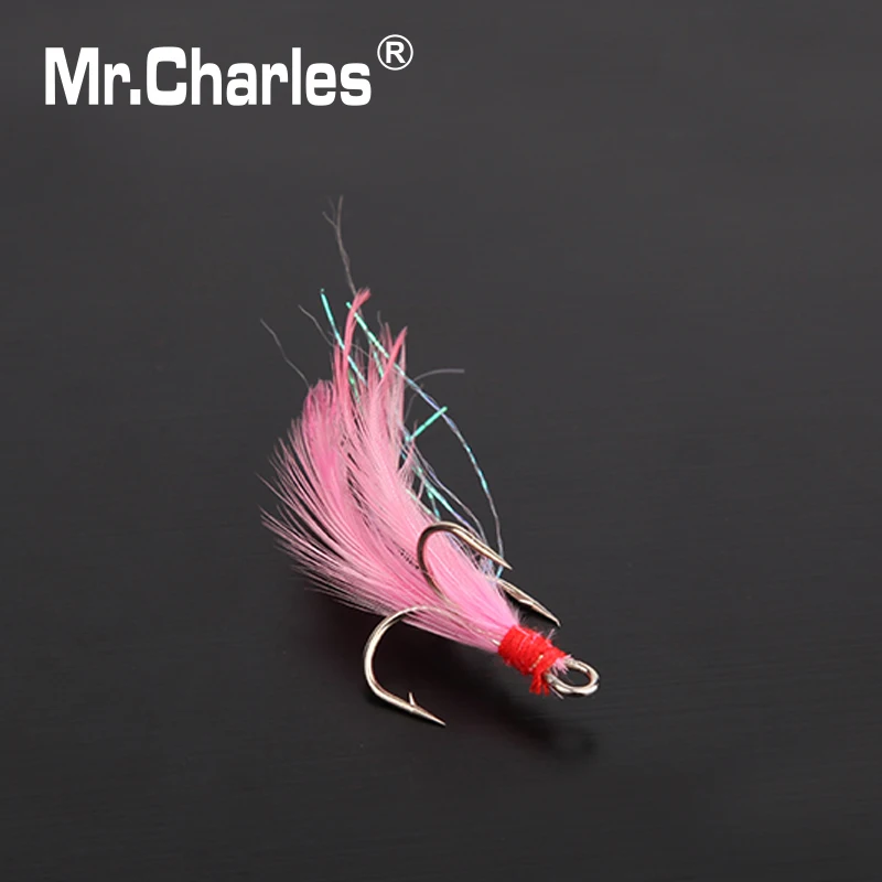 Mr.Charles 35647-Pink feathers Treble Hook 2#/4#6#Strength enough for big fihg Lure Fishing Tackle Fishing tools
Mr.Charles 35647-Pink feathers Treble Hook 2#/4#6#Strength enough for big fihg Lure Fishing Tackle Fishing tools