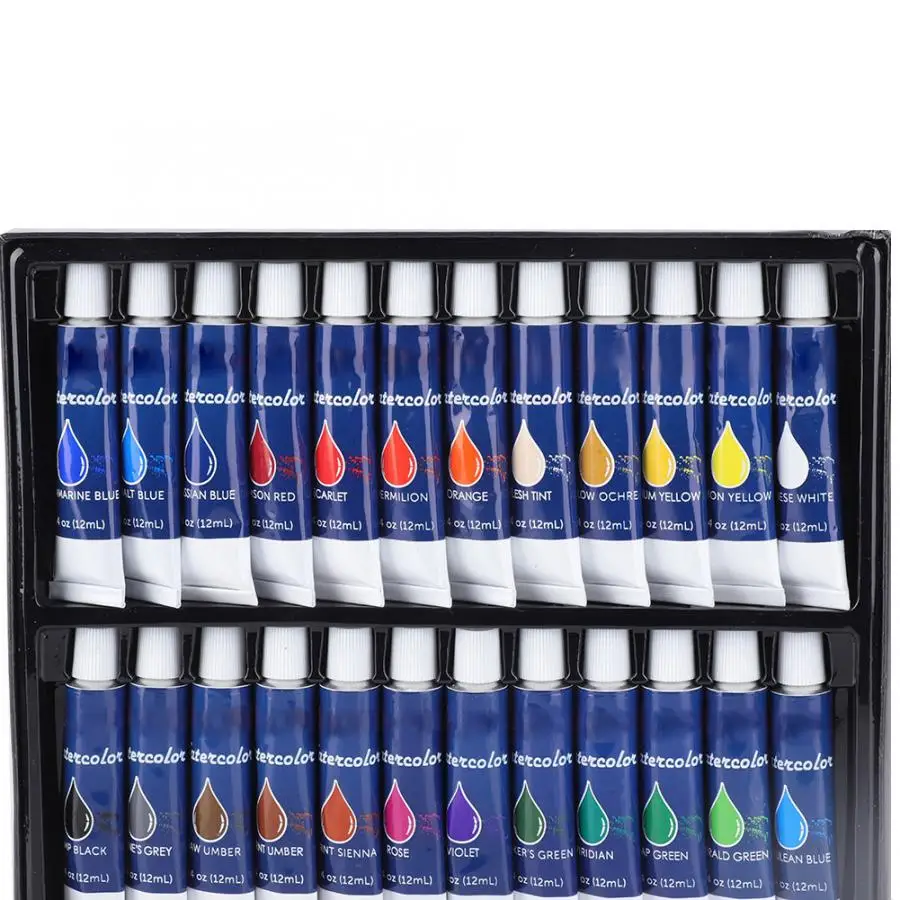 24 Colors 12ml DIY Acrylic Pigment Painting Drawing Accessory Colorful Paint Set Pigment
24 Colors 12ml DIY Acrylic Pigment Painting Drawing Accessory Colorful Paint Set Pigment