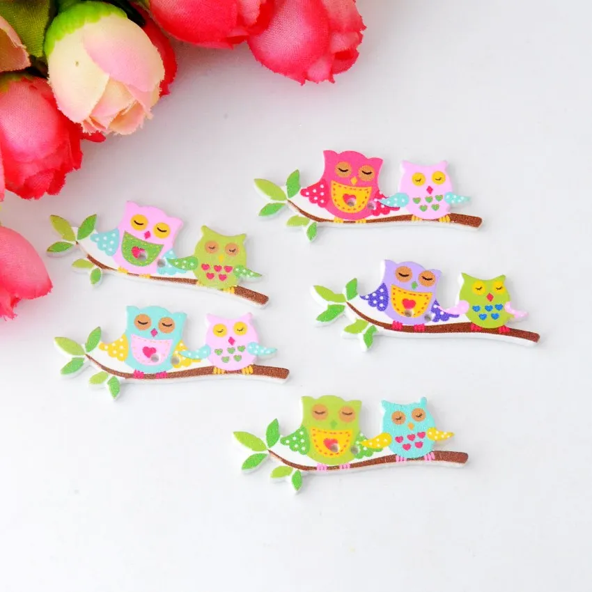 Free shipping 100pcs Random Mixed Color Wood Buttons 2 Holes Owl Shape Sewing Scrapbooking 40x17mm J2911
Free shipping 100pcs Random Mixed Color Wood Buttons 2 Holes Owl Shape Sewing Scrapbooking 40x17mm J2911