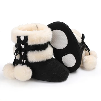 New Baby Girls Ball Winter Boots Fashion Hard Sole Moccasins First Walkers Warm Booties Snow kids Sneakers Faux Fur Toddle Shoes
New Baby Girls Ball Winter Boots Fashion Hard Sole Moccasins First Walkers Warm Booties Snow kids Sneakers Faux Fur Toddle Shoes