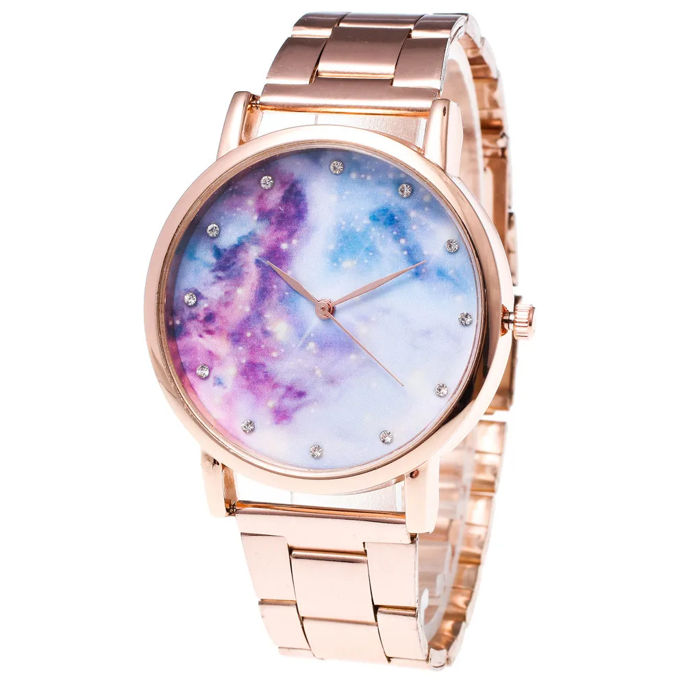 Luxury Women Wrist Watch Creative Ladies Rose Gold Stainless Steel Strap Star Galaxy Quartz Watches for Women #25
Luxury Women Wrist Watch Creative Ladies Rose Gold Stainless Steel Strap Star Galaxy Quartz Watches for Women #25