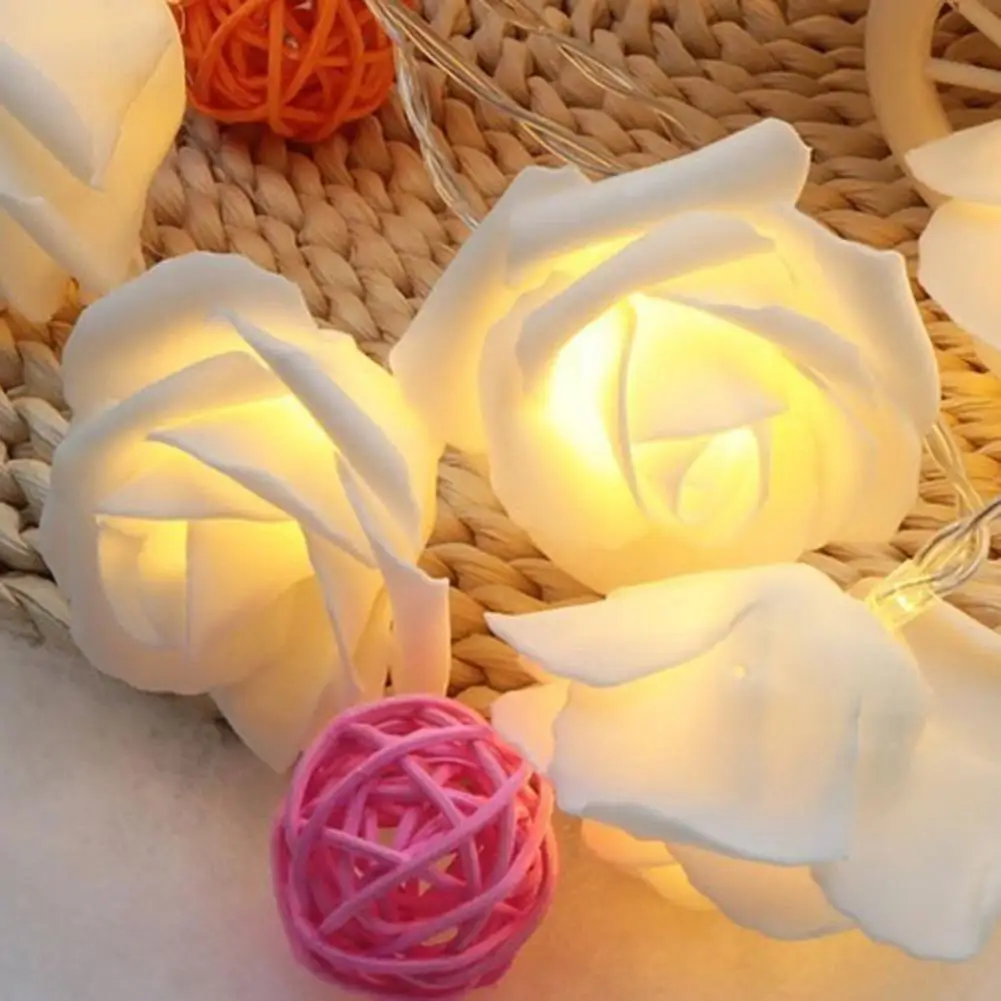 LED Rose Flower Battery Powered Fairy Lights Wedding Home Birthday Valentine's Day Event Party Garland Decor
LED Rose Flower Battery Powered Fairy Lights Wedding Home Birthday Valentine's Day Event Party Garland Decor