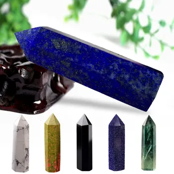 

Natural Crystal Fluorite Quartz Crystal Stone Point Healing Hexagonal Wand Treatment Stone Hexagonal Raw Gemstone 5.5-7.5CM