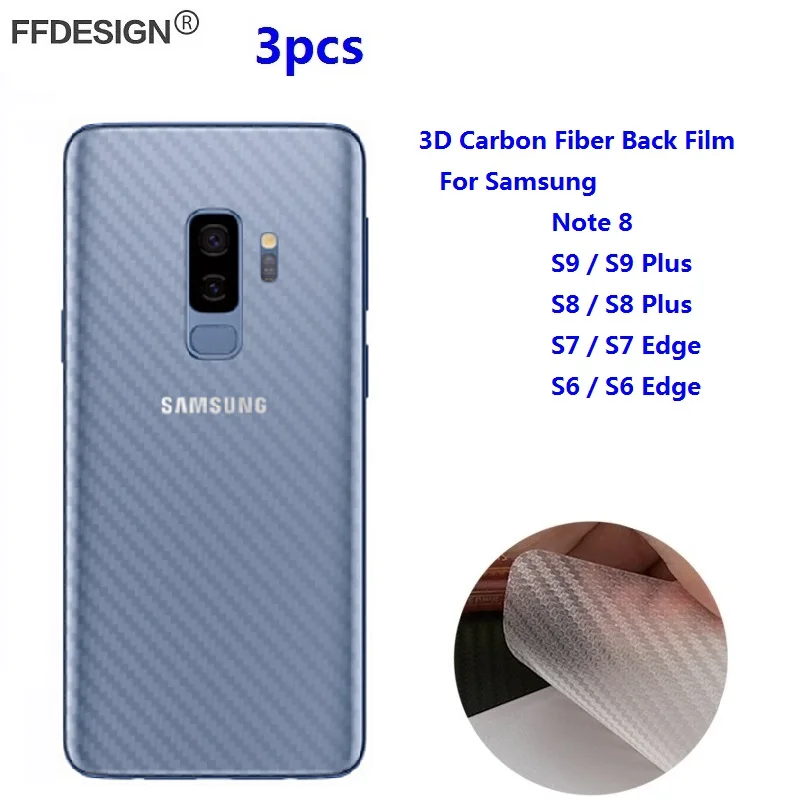 Защитная пленка из углеродного волокна для Samsung Galaxy S9 S8 Plus Note 8 S6 S7 Edge|Защитные