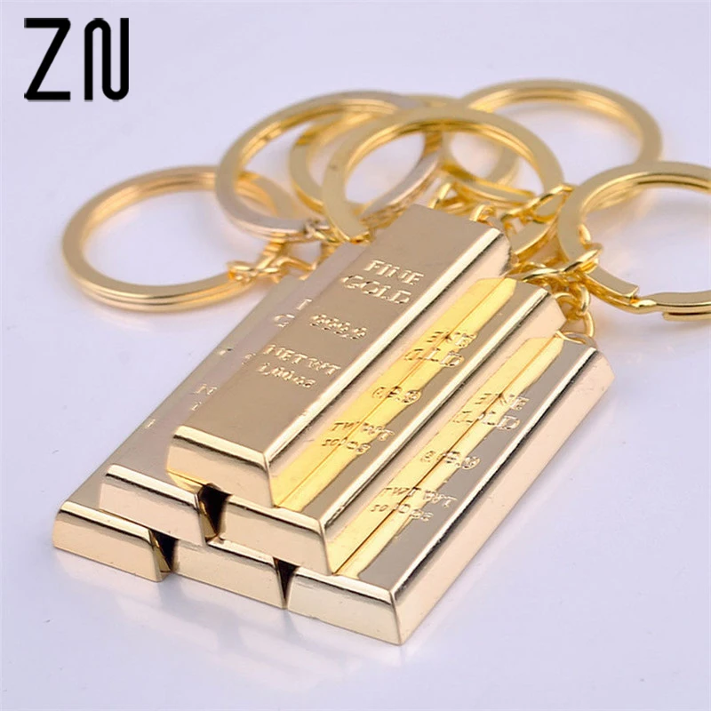ZN 2018 N ew Fashion Metal Fake Ingot Bullion Keychain Keyring Chain Keyring Keyfob Gift
ZN 2018 N ew Fashion Metal Fake Ingot Bullion Keychain Keyring Chain Keyring Keyfob Gift
