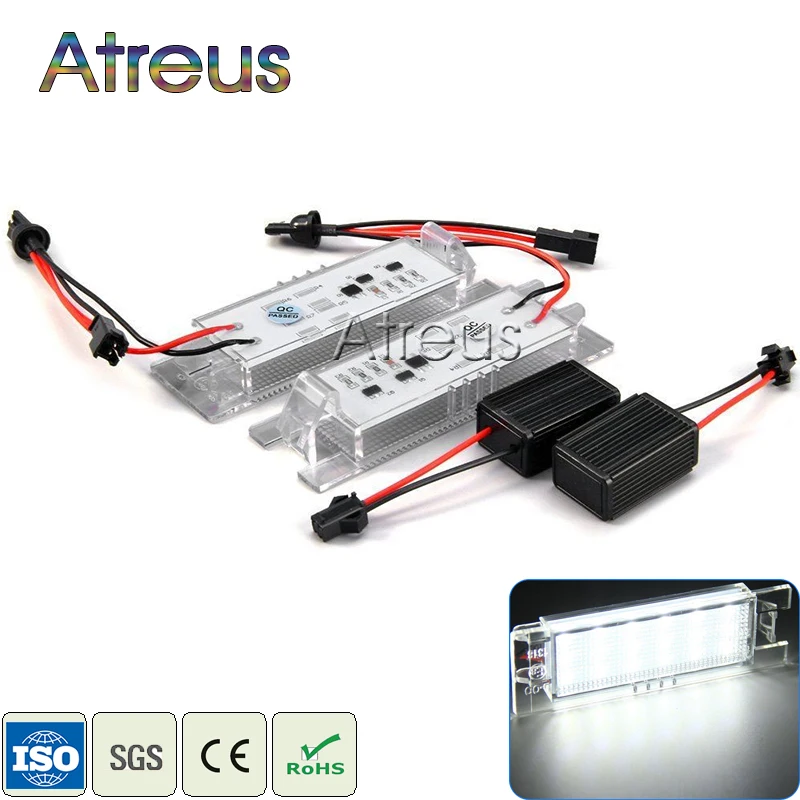 Atreus Car LED License Plate Lights 12V White SMD3528 Number Plate Lamp with Canbus For Opel Zafira B Astra H Corsa D Insignia
Atreus Car LED License Plate Lights 12V White SMD3528 Number Plate Lamp with Canbus For Opel Zafira B Astra H Corsa D Insignia