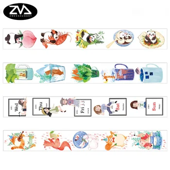 1X Daily companionship series DIY decorative masking tape kawaii washi tape stationery office adhesive tape label sticker
1X Daily companionship series DIY decorative masking tape kawaii washi tape stationery office adhesive tape label sticker