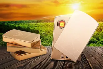 Hight Quality Mini Metal Case USB Electronic Lighter Windproof Flameless Lighter
Hight Quality Mini Metal Case USB Electronic Lighter Windproof Flameless Lighter