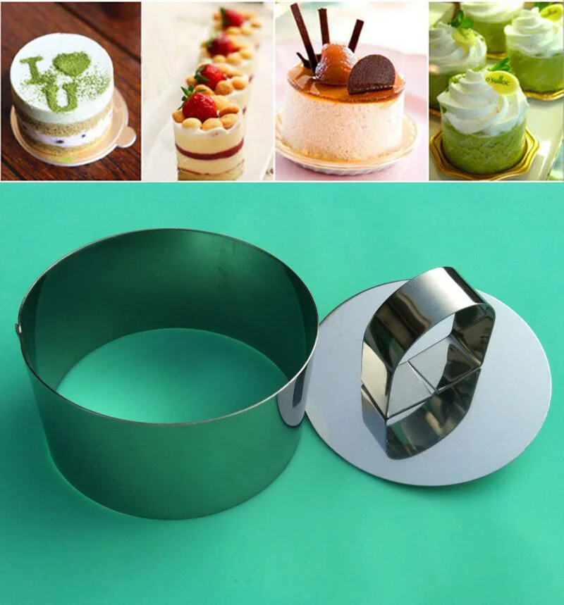 Round Shape Stainless Steel Cutter, Small Mousse Ring, Tiramisu, Cheese Cake Cutter Mould Tool
Round Shape Stainless Steel Cutter, Small Mousse Ring, Tiramisu, Cheese Cake Cutter Mould Tool