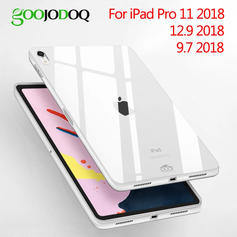 GOOJODOQ Case for iPad Pro 11 2018 Pro 12.9 Transparent Soft Silicone Case for iPad 2018 9.7 Ultra Thin TPU Protective Funda
GOOJODOQ Case for iPad Pro 11 2018 Pro 12.9 Transparent Soft Silicone Case for iPad 2018 9.7 Ultra Thin TPU Protective Funda