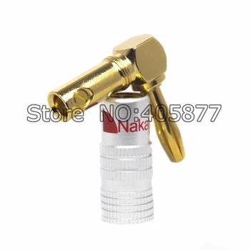 24K Gold Plated Right Angled Nakamichi banana plug for cables up to 6 mm2 screw Locking bannana plug 12 pcs
24K Gold Plated Right Angled Nakamichi banana plug for cables up to 6 mm2 screw Locking bannana plug 12 pcs