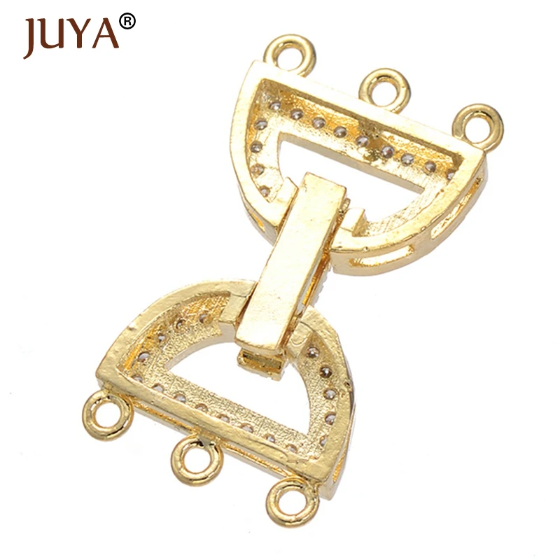 Jewelry Findings Accessories Fit For Hand Made DIY 3 Rows Multi-Strand Pearls Necklace Bracelet Making Jewelry Clasps Connectors photo